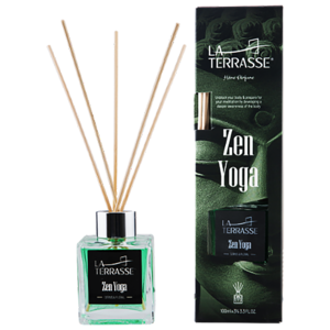 خوشبو کننده زن یوگا لاتراس (La Terrasse Zen Yoga Air Freshener 100ml) لاتراس سبز مکعبی
